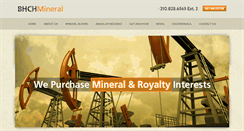 Desktop Screenshot of bhchmineral.com